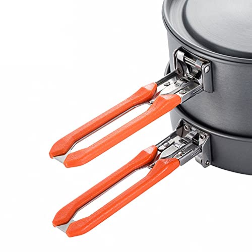 Camping Cookware & Utensil Set with Kettle