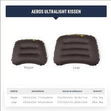 Sea to Summit Aeros Ultralight Inflatable Camping and Travel Pillow