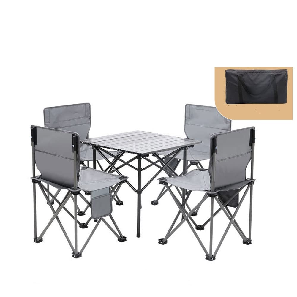 Aluminum Folding Camping Table & Chair Set