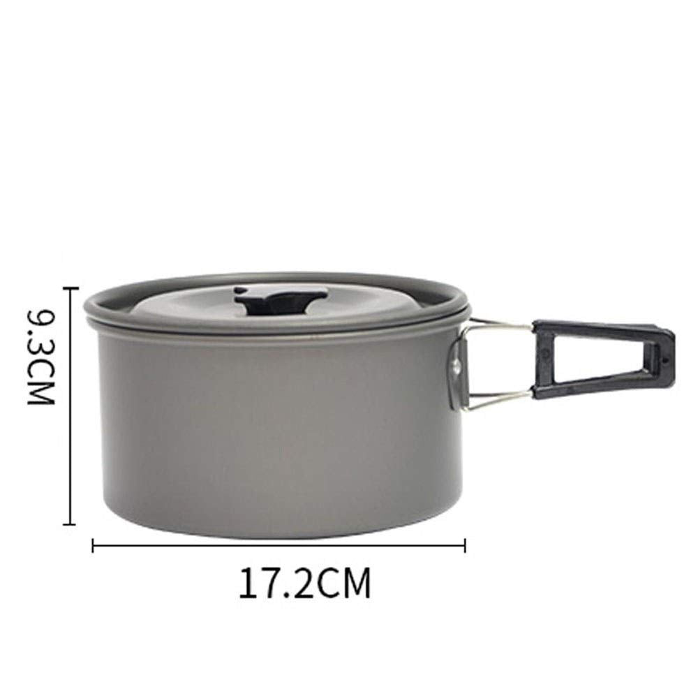 Camping Cookware Set with Kettle & Frying Pan