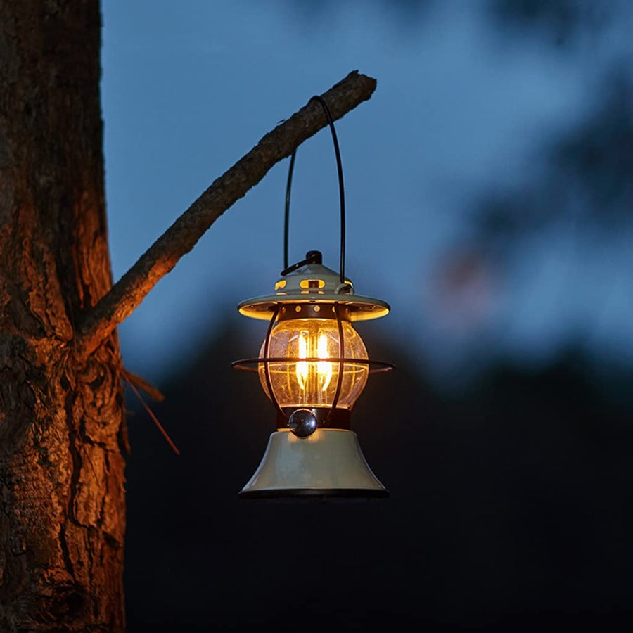 Retro Rechargeable LED Camping Lantern