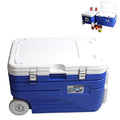 45L Wheeled Camping Cooler with Handle