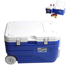 45L Wheeled Camping Cooler with Handle
