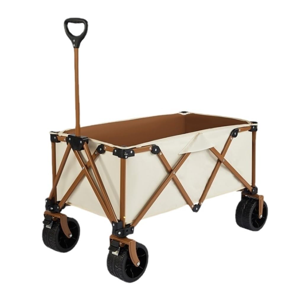 Foldable Utility Wagon Cart with All-Terrain Wheels