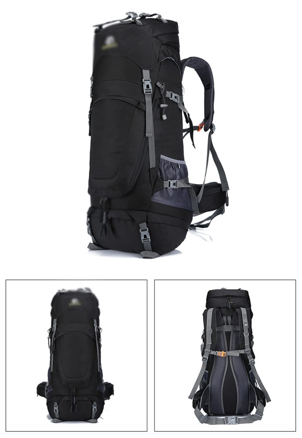 ASWRTYJO Large capacity sports backpack 80L outdoor bag mountaineering hiking