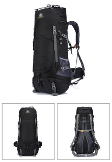 ASWRTYJO Large capacity sports backpack 80L outdoor bag mountaineering hiking