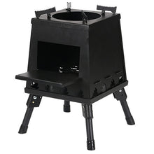 Portable Camping Rocket Wood Stove with Storage Bag