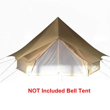 Luxury 4-Season Bell Glamping Tent with Stove Jack