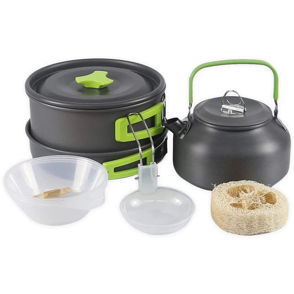 Camping Cookware Kit for Hiking & Picnic