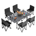 7-Piece Folding Camping Table & Chair Set with Carry Bag