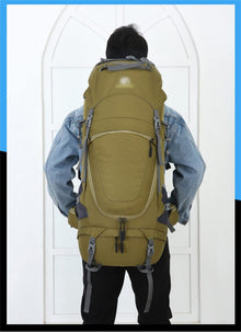 ASWRTYJO Large capacity sports backpack 80L outdoor bag mountaineering hiking