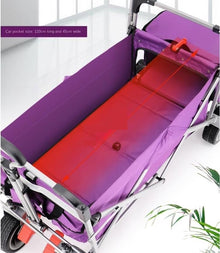 Heavy Duty Folding Wagon Cart with Canopy