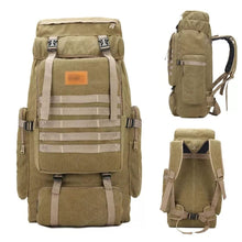 ASWRTYJO 80L Backpack Hiking Multi Compartment Travel Mountaineering Bag