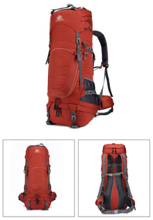 ASWRTYJO Large capacity sports backpack 80L outdoor bag mountaineering hiking