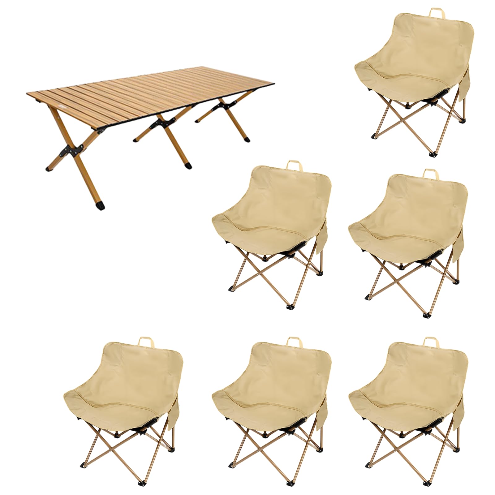Portable Folding Camping Table & Chairs Set