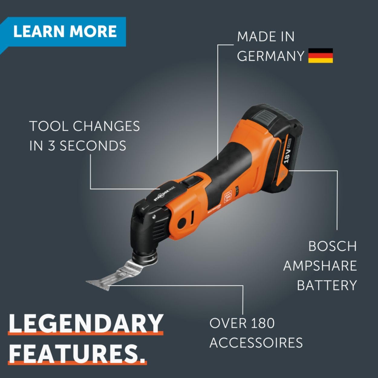 Cordless Oscillating Multi-Tool for Construction & Renovation
