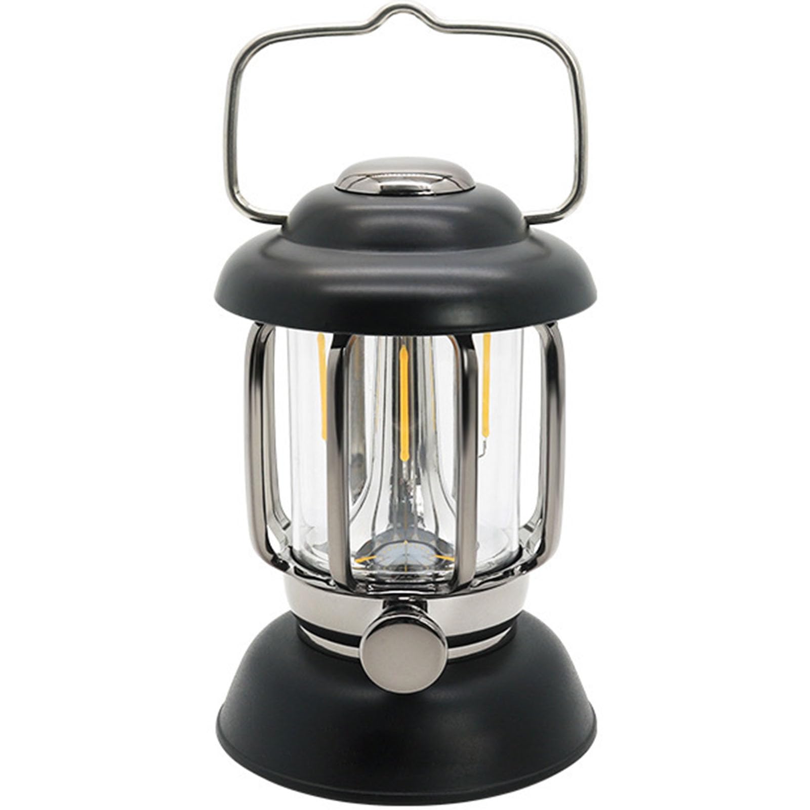 Vintage Camping Lantern with Adjustable Brightness