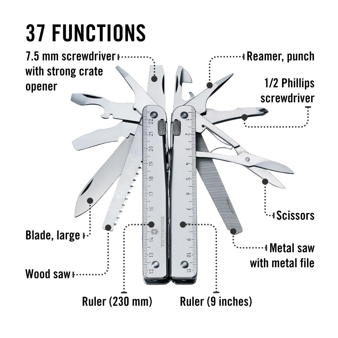 Swiss Army Multi-Tool with Pliers & Wire Cutters