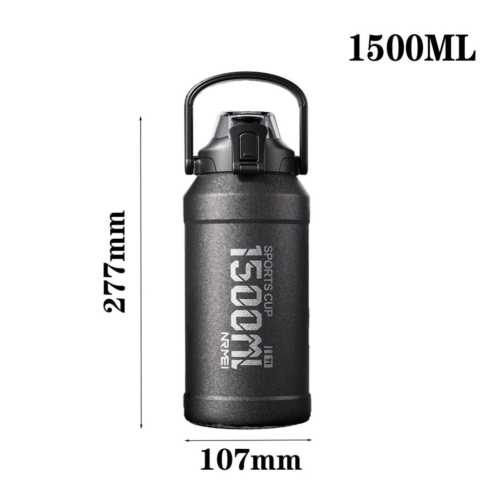 Titanium Insulated Water Bottle 1.5L/2L Leakproof Sports Flask