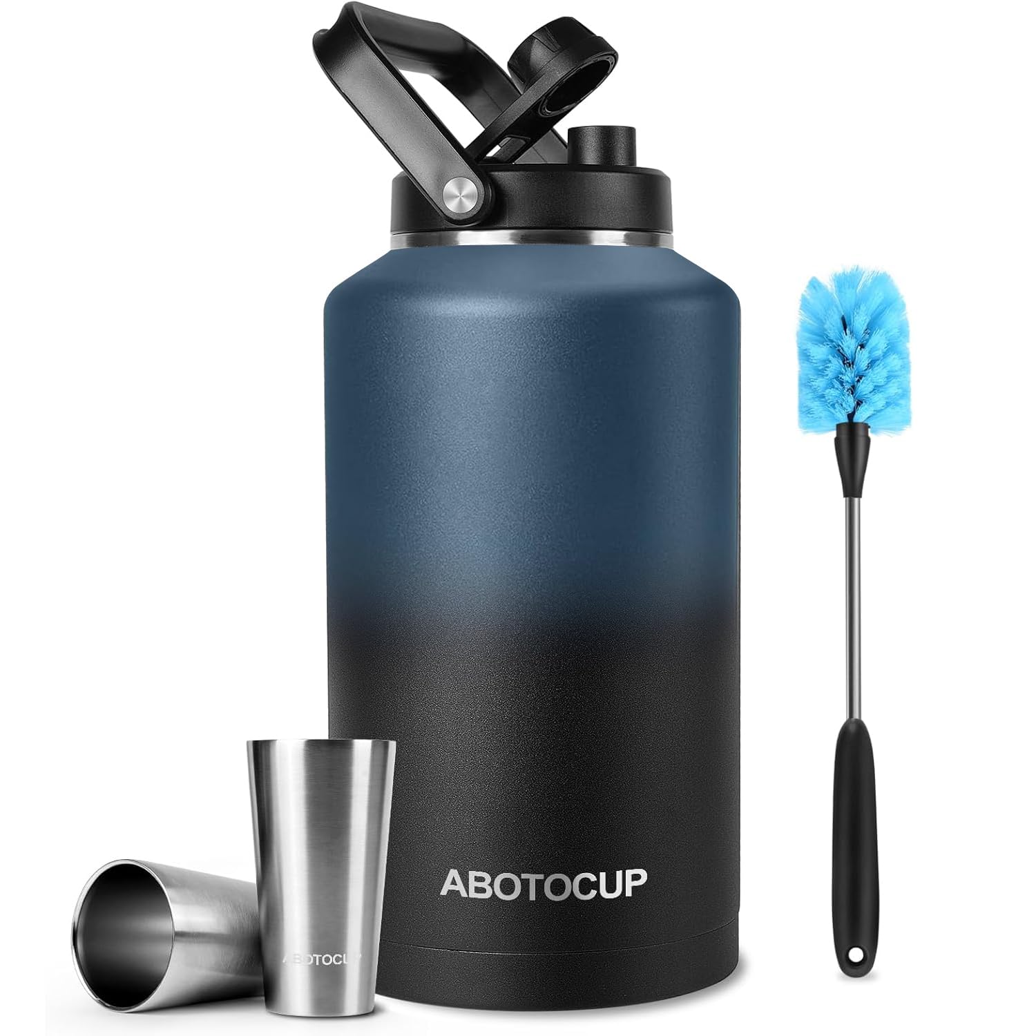 Stainless Steel Insulated Water Bottle with Straw Lid