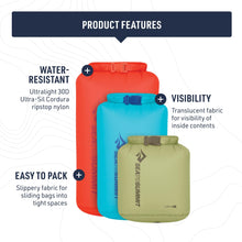 Sea to Summit Ultra-Sil Dry Bag Set, Ultralight Waterproof Stuff Sack