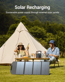 Solar Power Bank 20000mAh with Hand Crank & Fast Charging