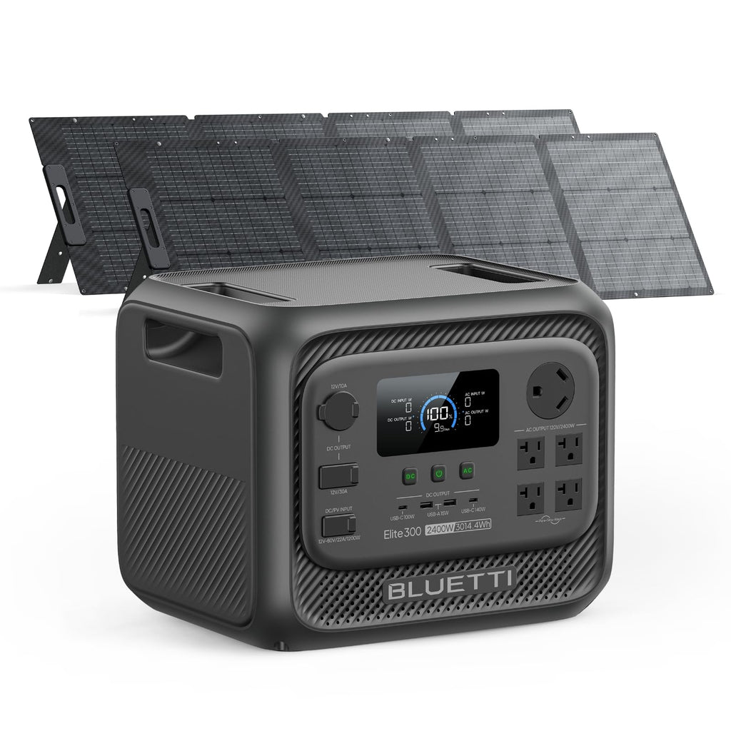 Portable Power Station 3014Wh 2400W LiFePO4 Battery Backup
