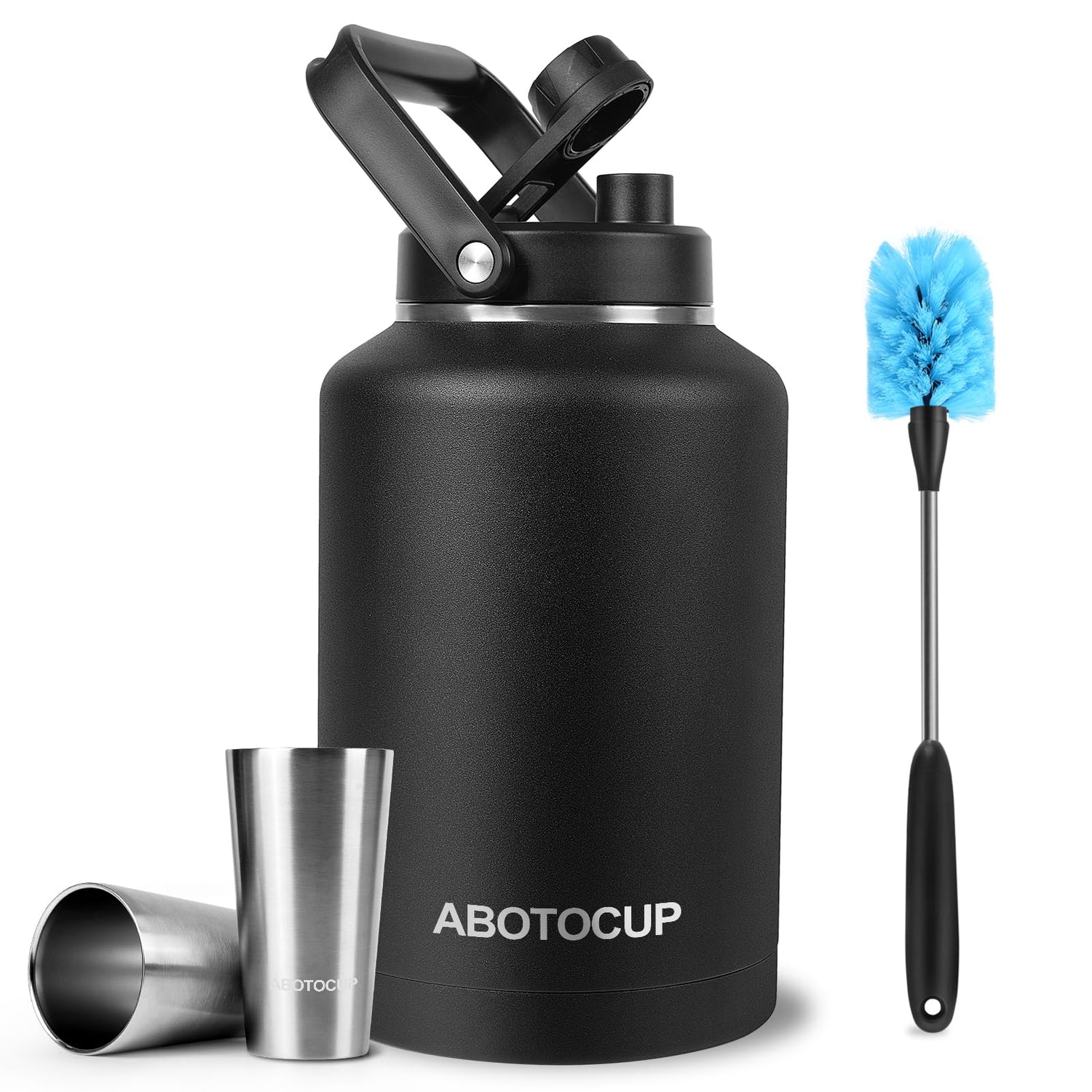 Stainless Steel Insulated Water Bottle with Straw Lid