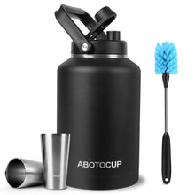 Stainless Steel Insulated Water Bottle with Straw Lid