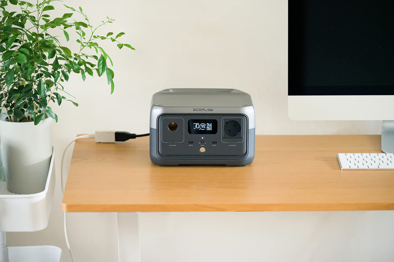 Portable Power Station 245Wh LiFePO4 Battery Backup
