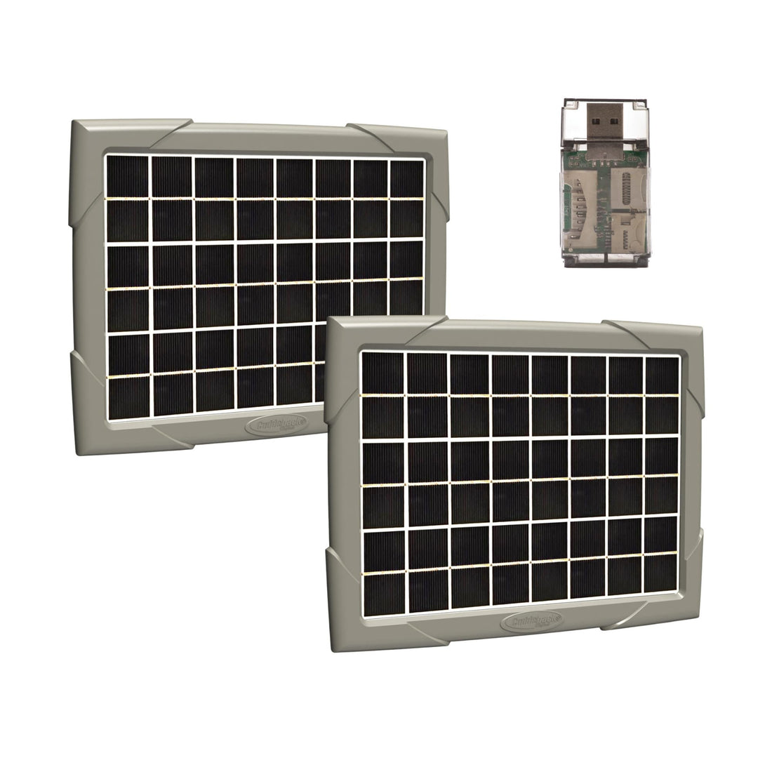 Solar Power Bank with Fast Charging 2-Pack