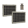 Solar Power Bank with Fast Charging 2-Pack