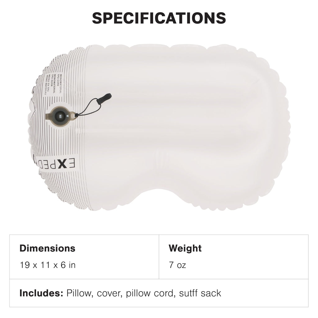 Lightweight Camping Pillow with Washable Cover