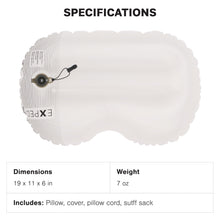 Lightweight Camping Pillow with Washable Cover