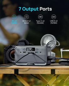Ultra-Light Portable Power Station 89.6Wh 100W Battery Backup