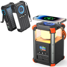 Solar Power Bank 20000mAh with Hand Crank & Fast Charging