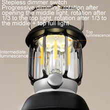 Vintage Camping Lantern with Adjustable Brightness