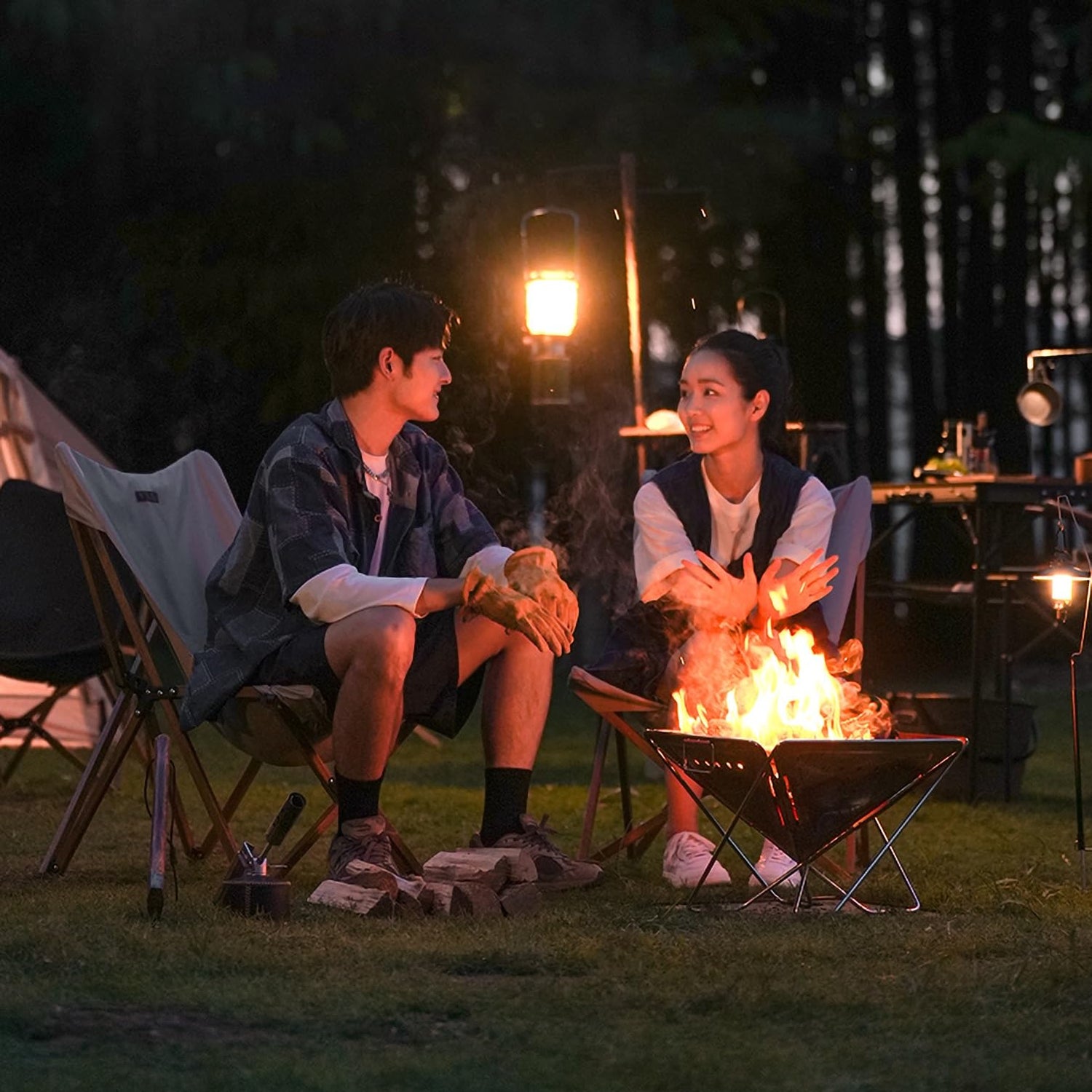 Foldable Outdoor Camping Wood Stove
