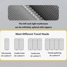 Self-Inflating Camping Sleeping Pad with Built-In Pillow
