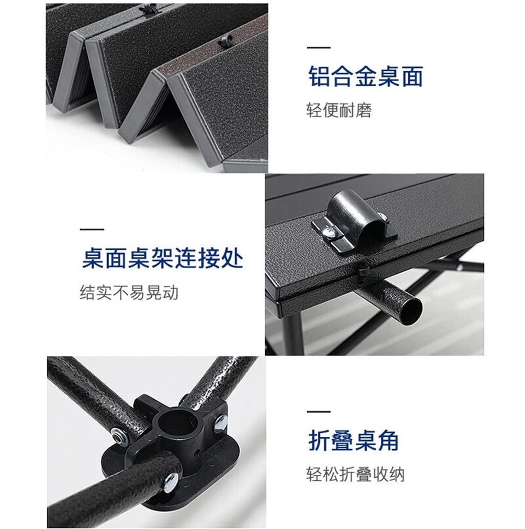 7-Piece Folding Camping Table & Chair Set with Carry Bag
