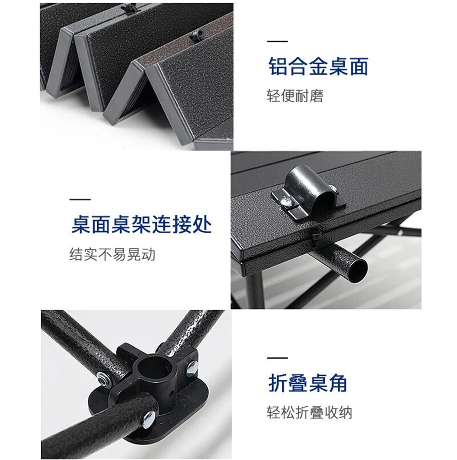 7-Piece Folding Camping Table & Chair Set with Carry Bag