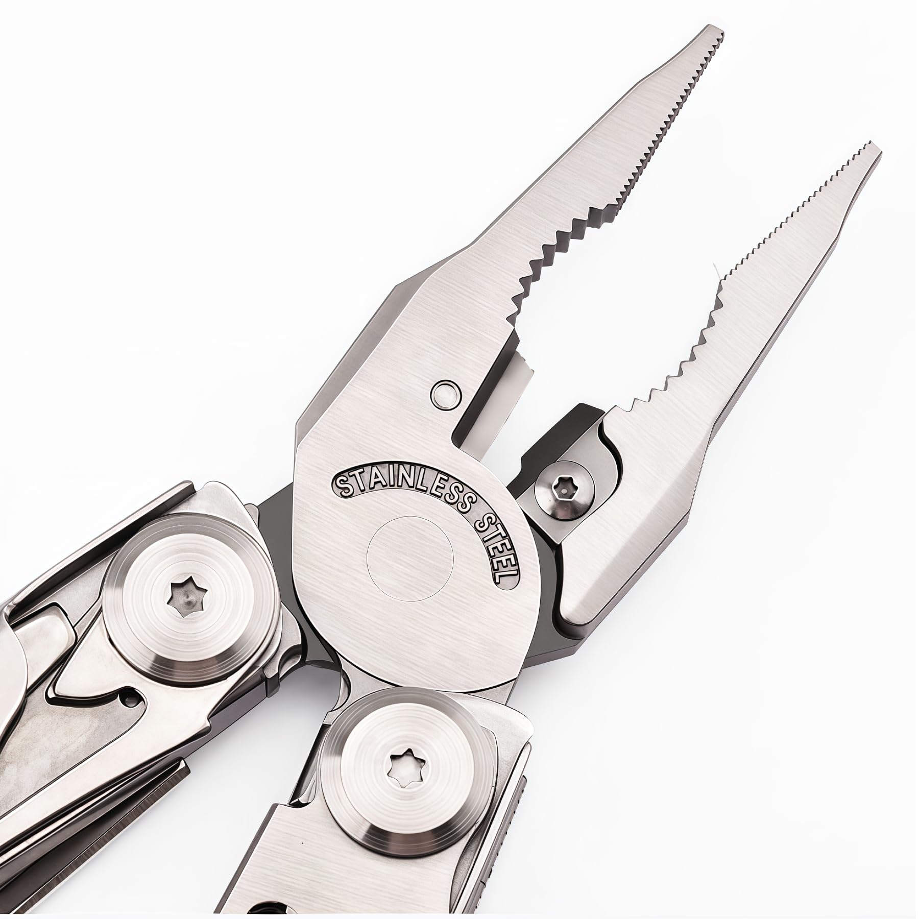 36-in-1 Stainless Steel Multi-Tool Pliers with Bit Set
