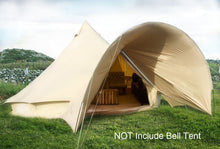 Luxury 4-Season Bell Glamping Tent with Stove Jack