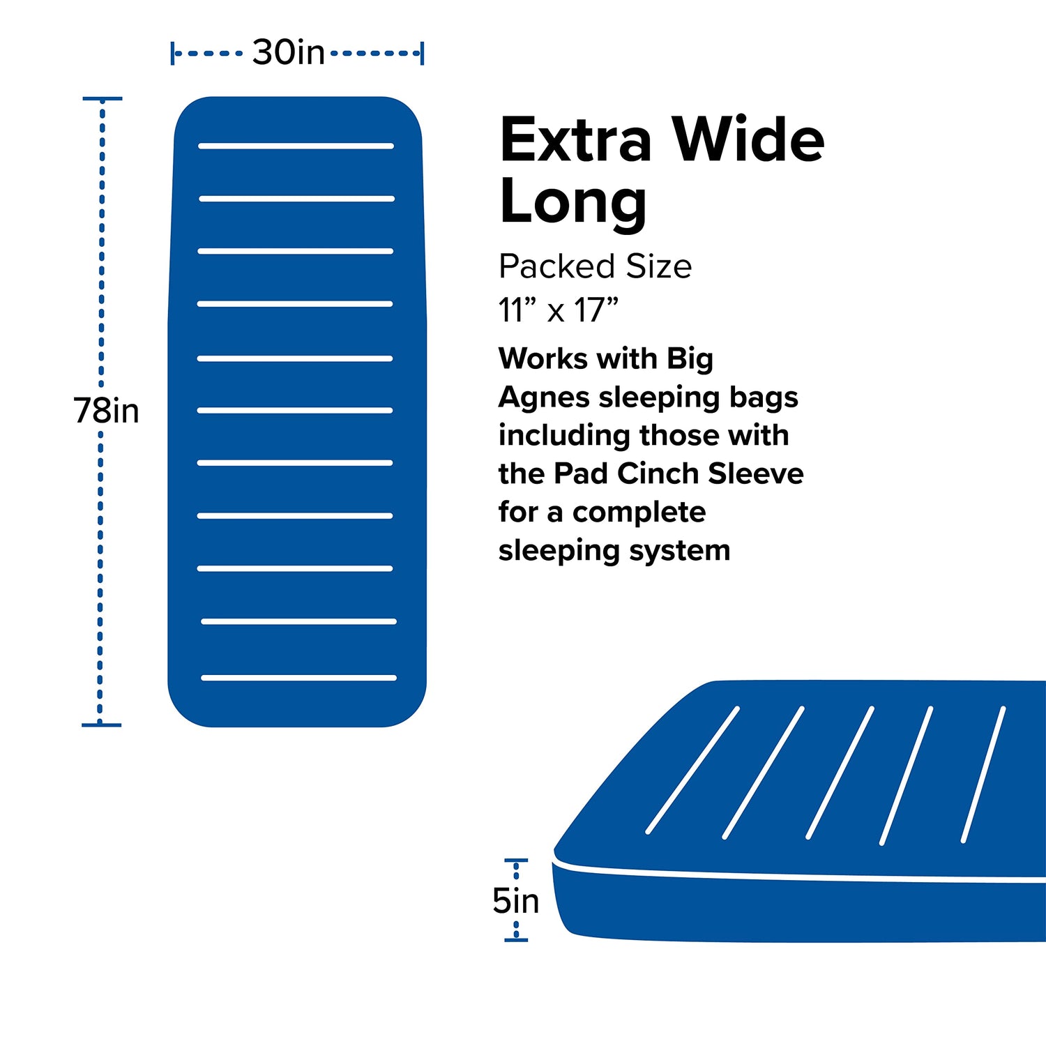 Deluxe Self-Inflating Camping Sleeping Pad