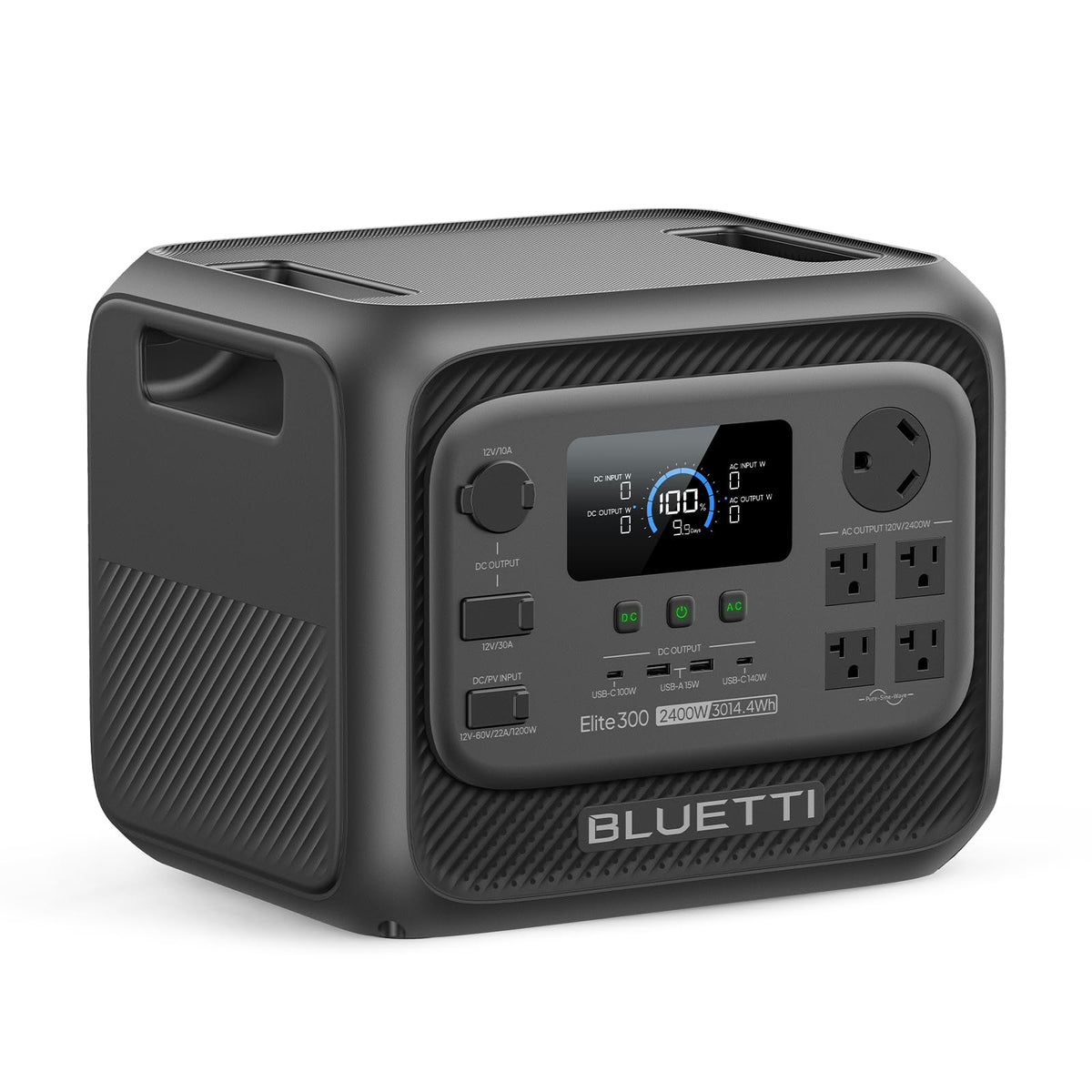 Portable Power Station 3014Wh 2400W LiFePO4 Battery Backup