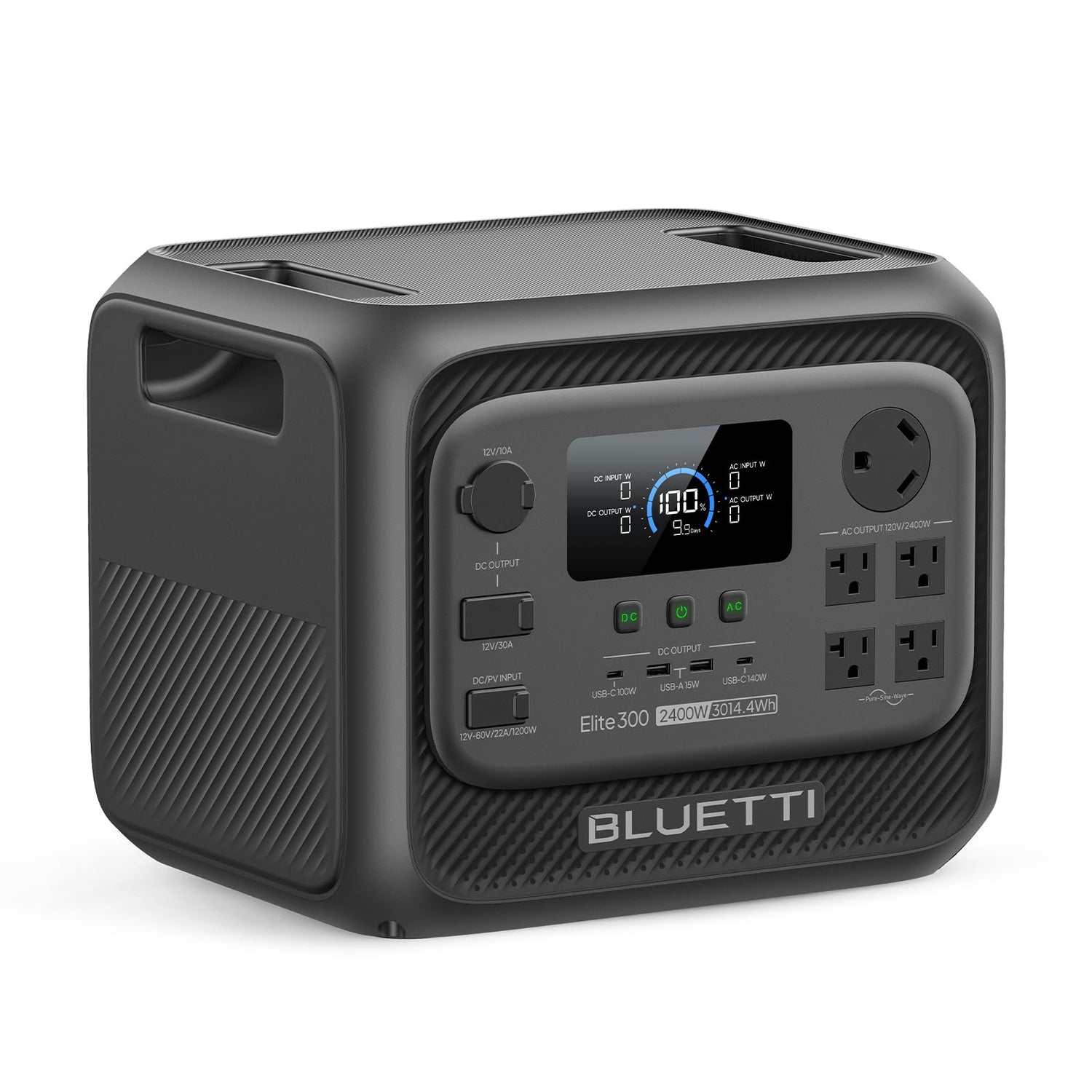 Portable Power Station 3014Wh 2400W LiFePO4 Battery Backup