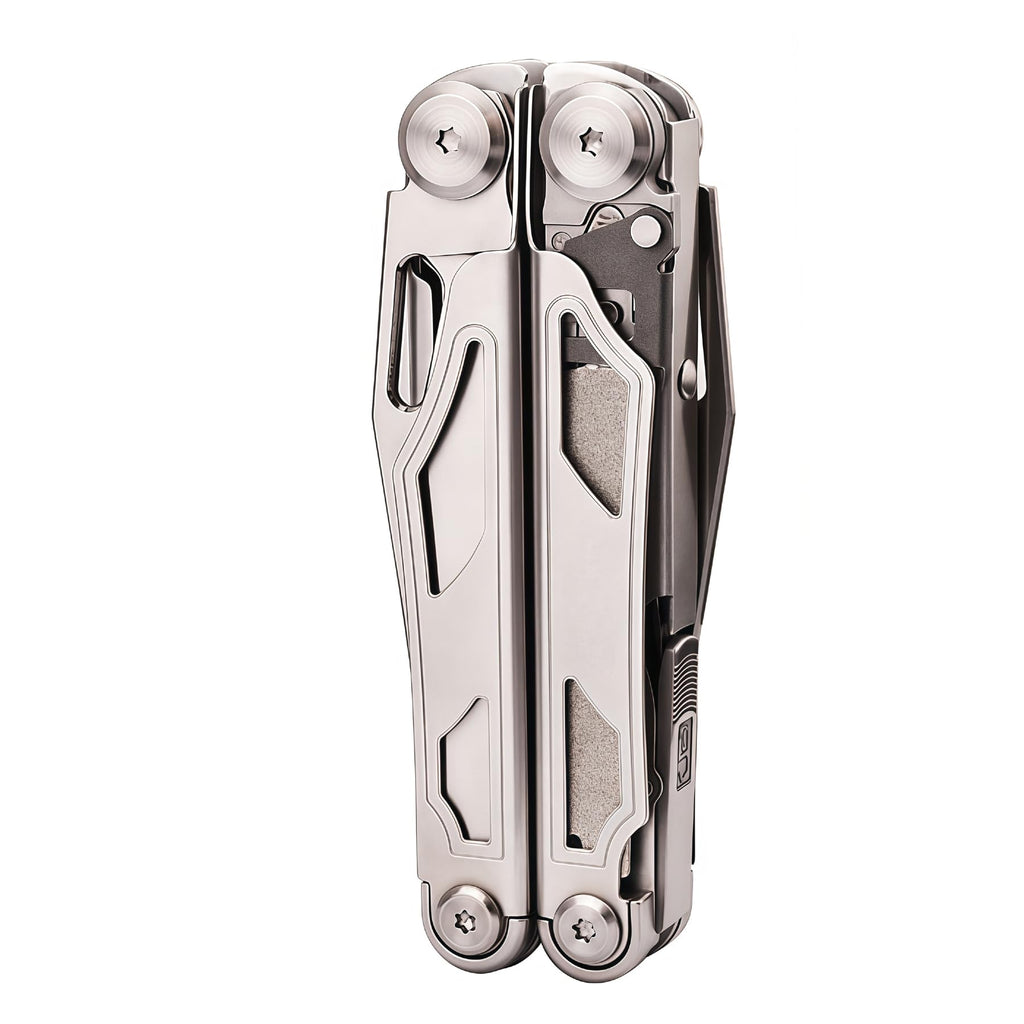 36-in-1 Stainless Steel Multi-Tool Pliers with Bit Set