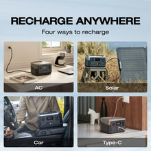 Portable Power Station 245Wh LiFePO4 Battery Backup