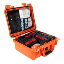 Hard Case Trauma First Aid Kit with Tourniquet & Combat Gauze