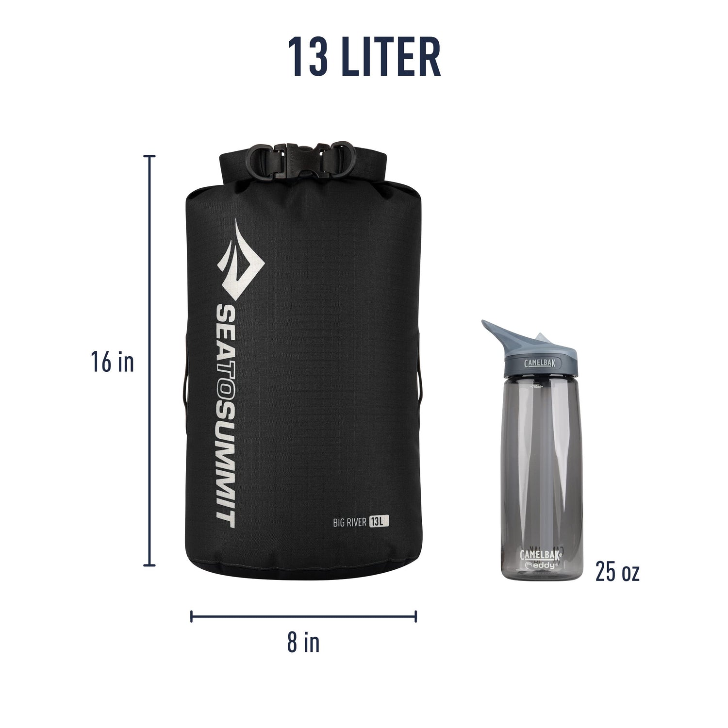 Sea to Summit Big River Dry Bag, Ultra-Durable Roll-Top Dry Storage